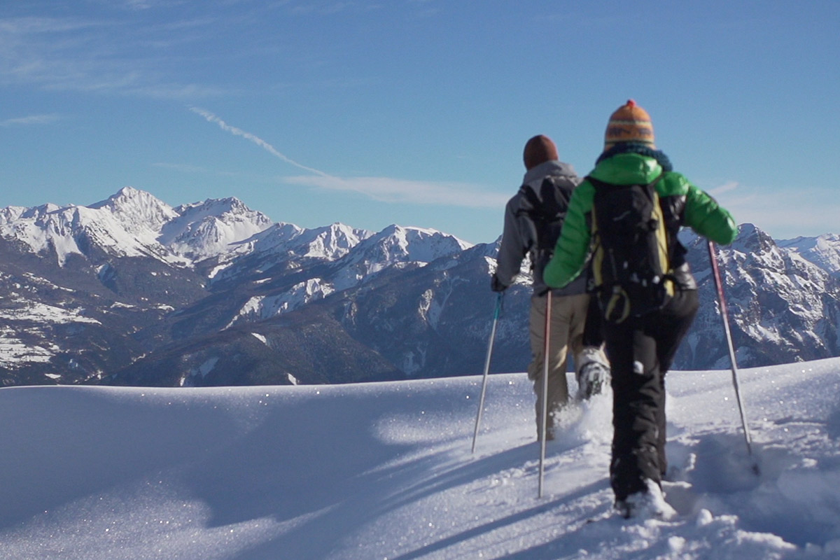 Village de vacances en hiver